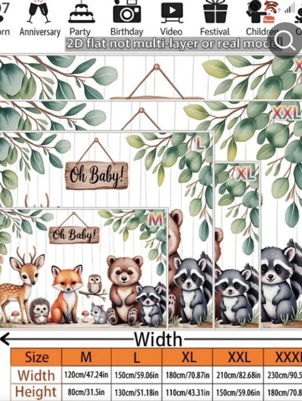 > Woodland Baby Shower Decorations And Games - Picture 4 of 17